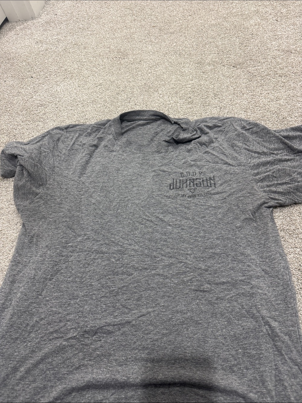 Wrangler Heather Gray Short Sleeve Crewneck Tee
